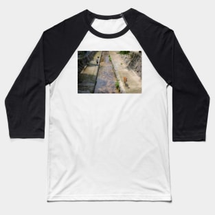 Two children, each side of the stream, worlds apart Baseball T-Shirt